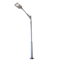 CANDELABRE ECLAIRAGE PUBLIC ACIER GRIS 4M ISLY