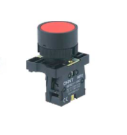 [074512/R] BOUTON POUSSOIR SIMPLE NP2 ROUGE