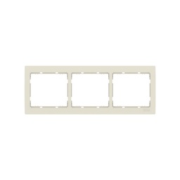 [061227/B] PLAQUE TRIPLE HORIZONTALE JADE BLANC P6330A